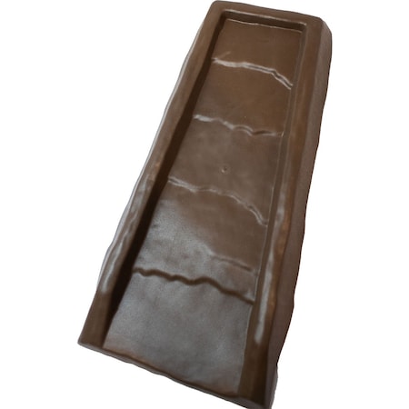 Yard King 11 1/2"W x 24 1/2"D x 2"H Splashblock, Chocolate, 2PK YK30924